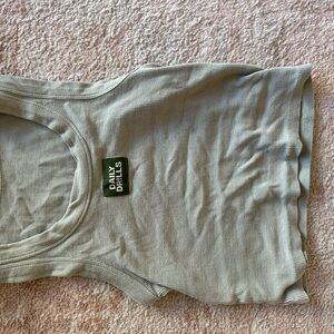 Daily Drills Light Gray Sleeveless Top